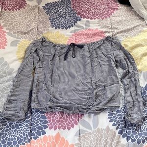 Hollister off shoulder long sleeved top